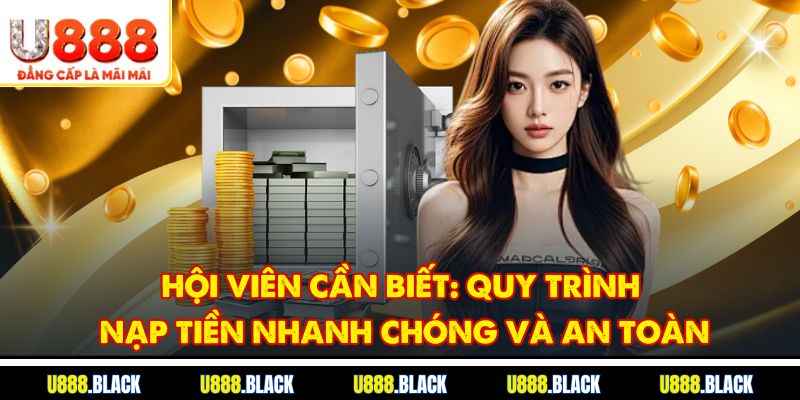 Trình tự nạp tiền U888 an toàn hội viên cần nắm